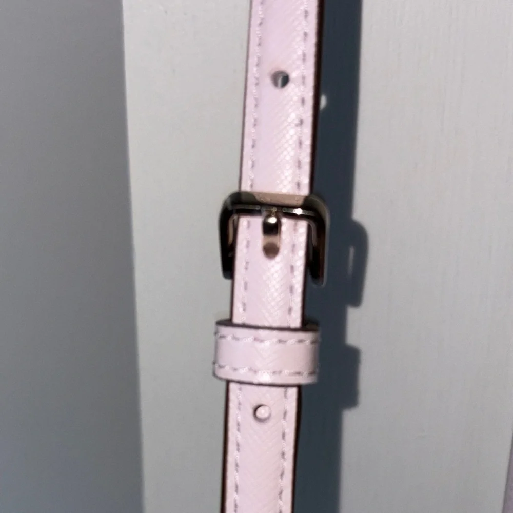 Kate Spade Crossbody Bag & Wallet Set • Light Purple Lilac Leather - Picture 6 of 8